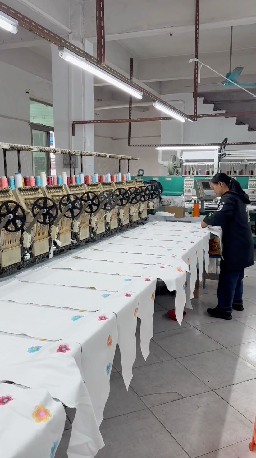 Embroidery atelier in our factory